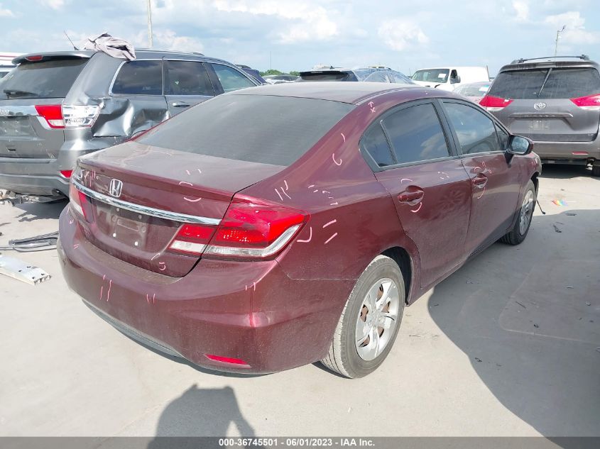 2015 HONDA CIVIC SEDAN LX - 19XFB2F52FE049087
