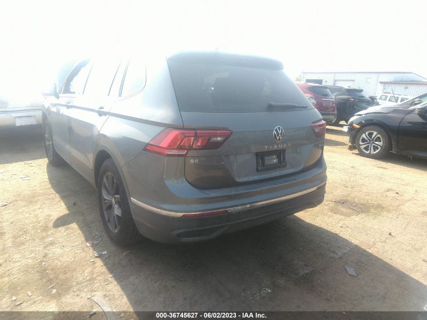 2022 VOLKSWAGEN TIGUAN SE - 3VV2B7AX5NM113259