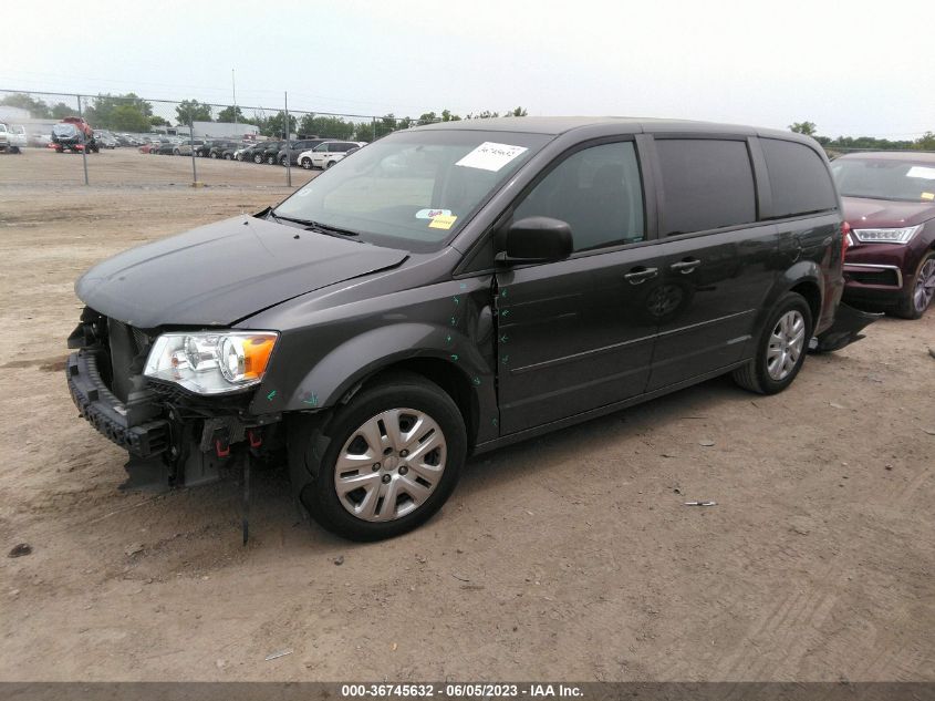 2016 DODGE GRAND CARAVAN SE - 2C4RDGBG5GR357494