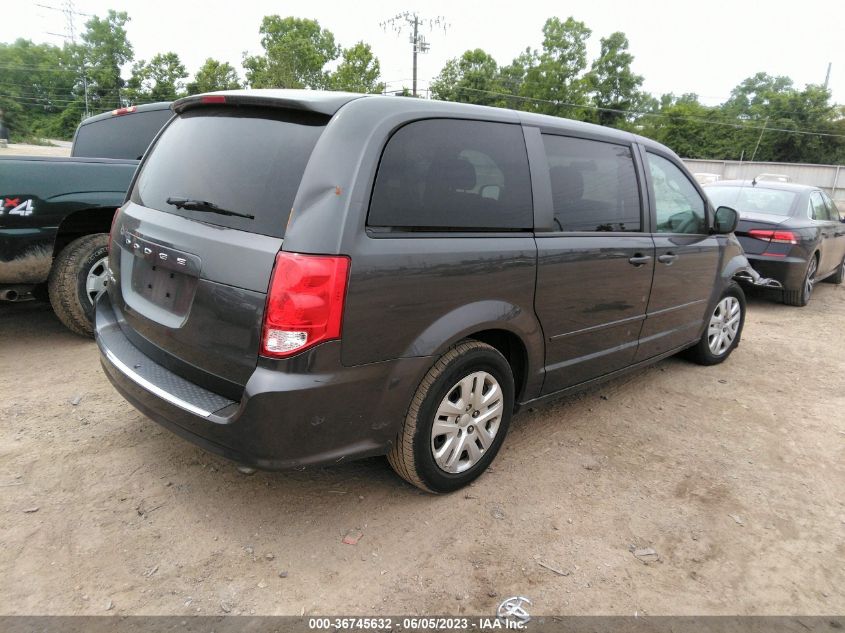 2016 DODGE GRAND CARAVAN SE - 2C4RDGBG5GR357494