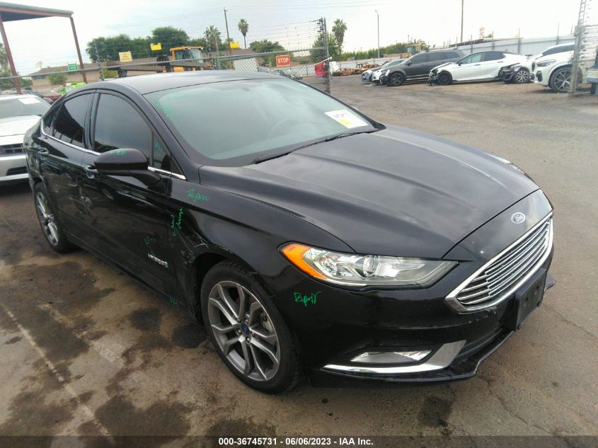 2017 FORD FUSION HYBRID SE - 3FA6P0LU0HR149580