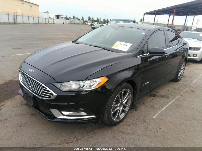 2017 FORD FUSION HYBRID SE - 3FA6P0LU0HR149580