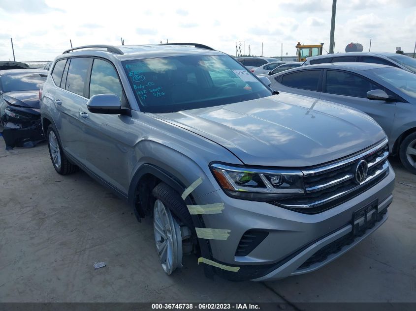 2022 VOLKSWAGEN ATLAS 3.6L V6 SE W/TECHNOLOGY - 1V2HR2CA6NC537694