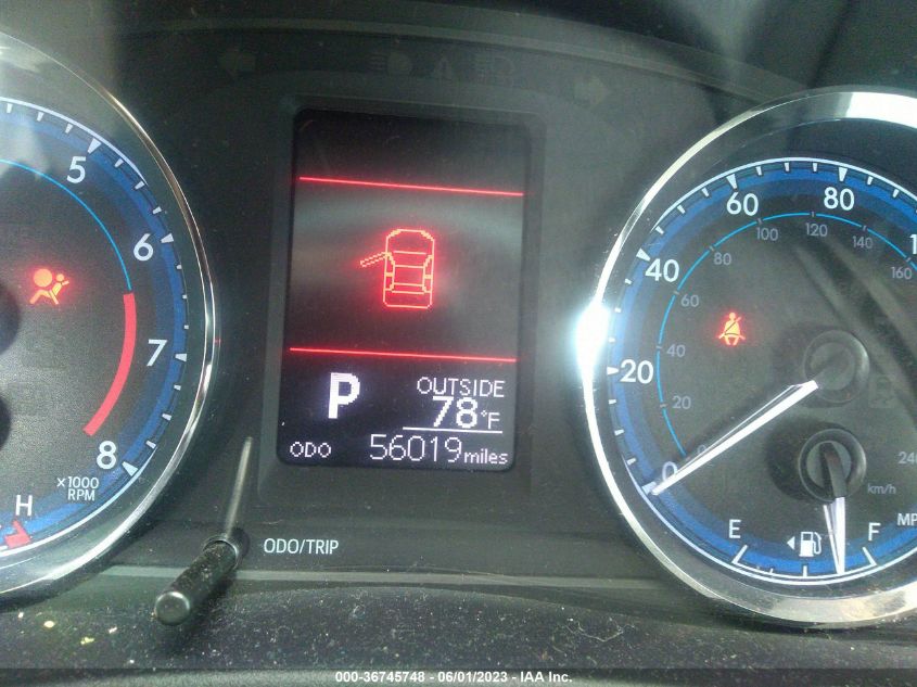 2019 TOYOTA COROLLA L/LE/SE/XLE/XSE - 2T1BURHEXKC230686