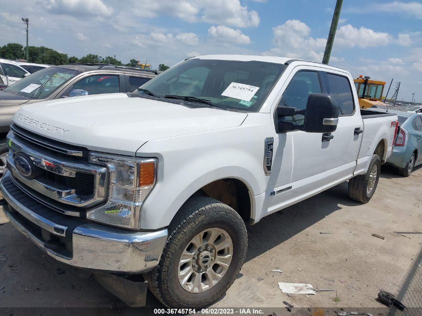 2021 FORD SUPER DUTY F-250 SRW XL/XLT/LARIAT - 1FT7W2BT5MED43217