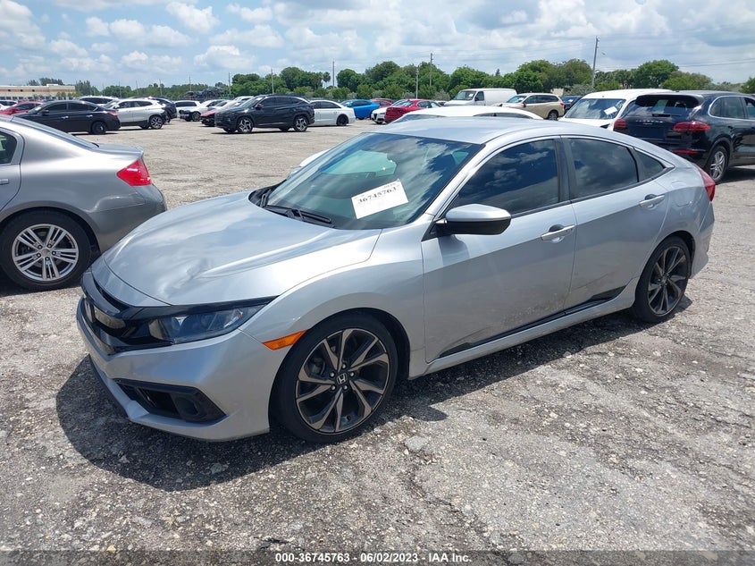 VIN 2HGFC2F84LH517832 2020 HONDA CIVIC SEDAN SPORT