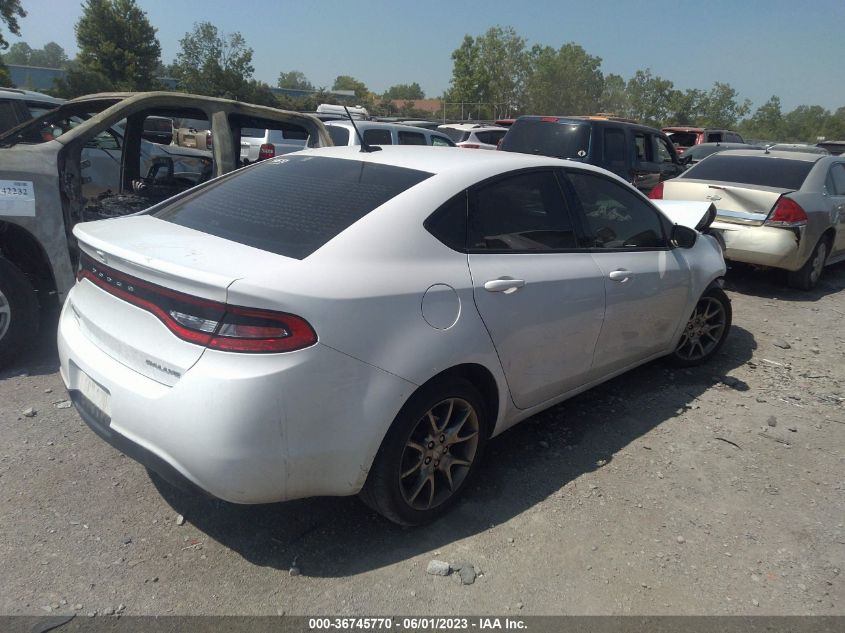 2015 DODGE DART SXT - 1C3CDFBB0FD123581