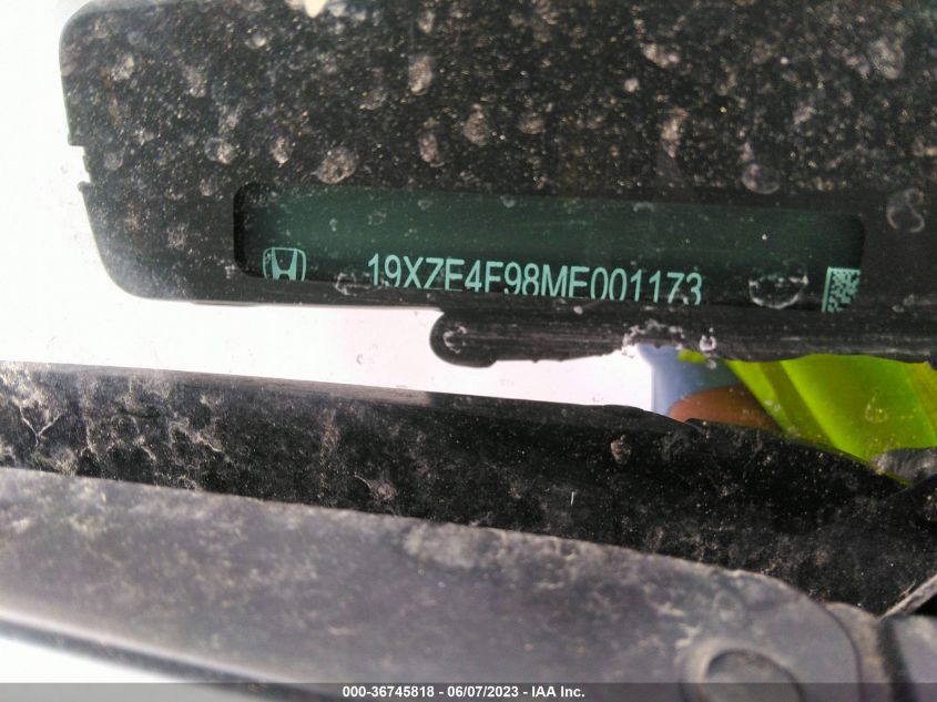 2021 HONDA INSIGHT TOURING 19XZE4F98ME001173