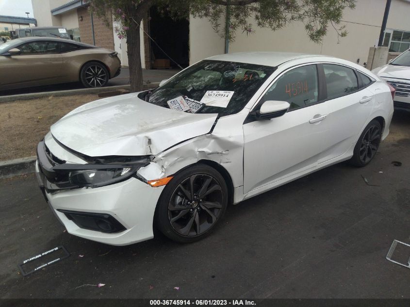2020 HONDA CIVIC SEDAN SPORT - 2HGFC2F80LH549872
