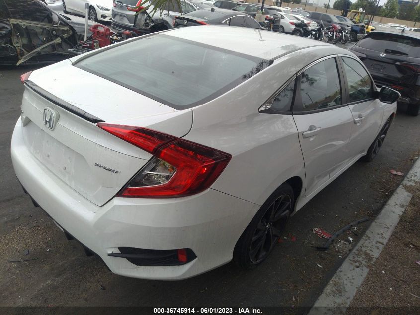 2020 HONDA CIVIC SEDAN SPORT - 2HGFC2F80LH549872
