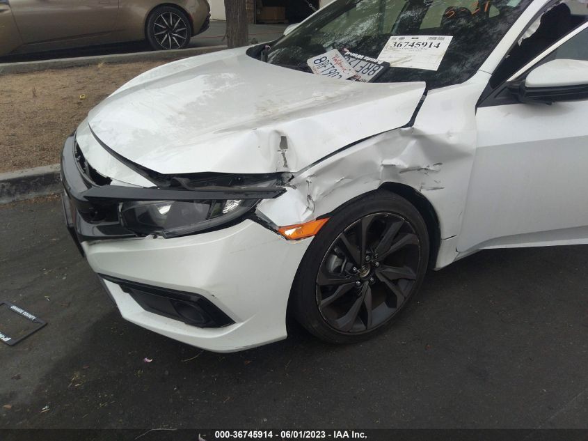 2020 HONDA CIVIC SEDAN SPORT - 2HGFC2F80LH549872