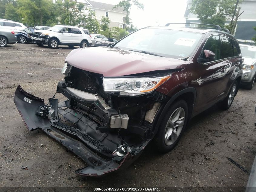 2015 TOYOTA HIGHLANDER LIMITED - 5TDDKRFH4FS219630