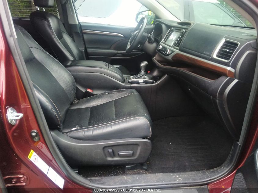 2015 TOYOTA HIGHLANDER LIMITED - 5TDDKRFH4FS219630