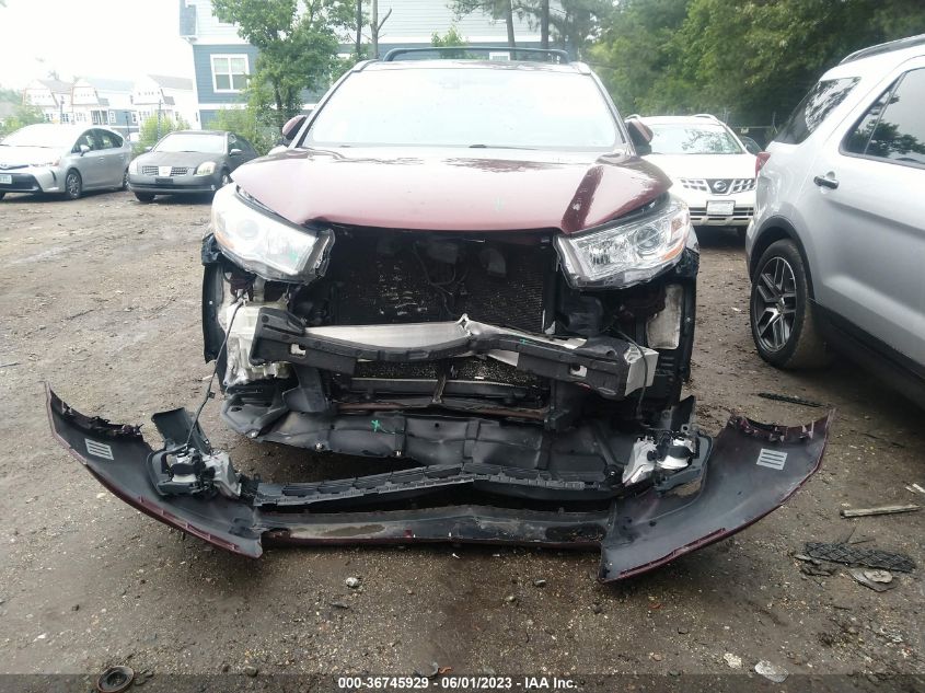 2015 TOYOTA HIGHLANDER LIMITED - 5TDDKRFH4FS219630