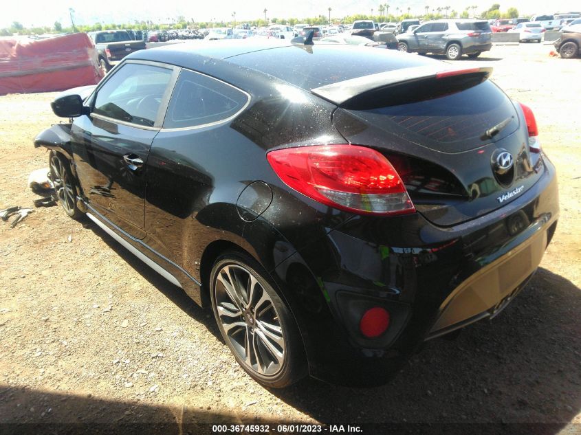 2016 HYUNDAI VELOSTER TURBO - KMHTC6AE1GU291320