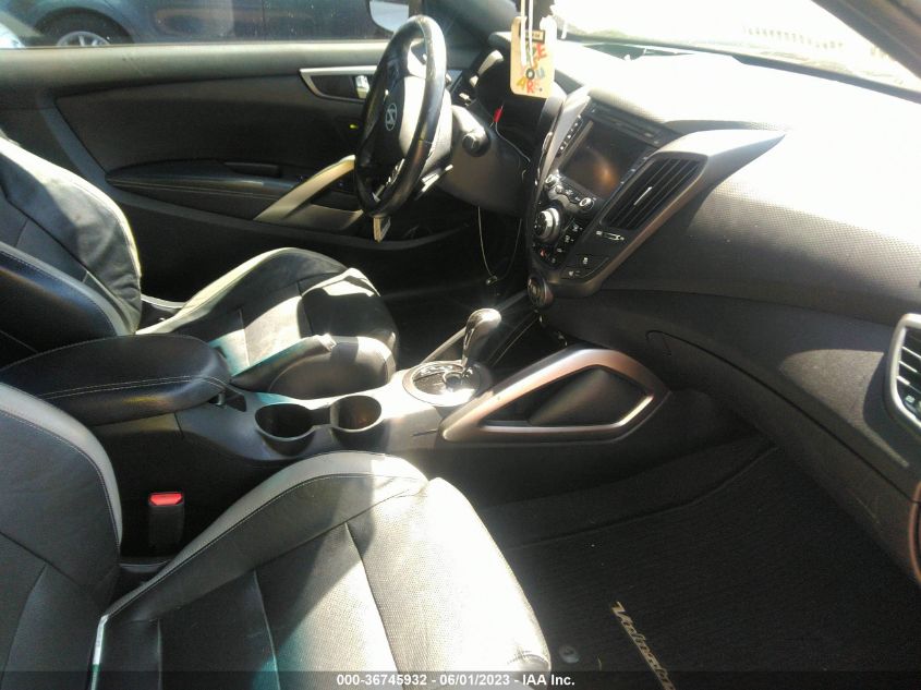 2016 HYUNDAI VELOSTER TURBO - KMHTC6AE1GU291320