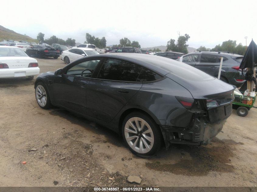 2022 TESLA MODEL 3 LONG RANGE - 5YJ3E1EB0NF195024