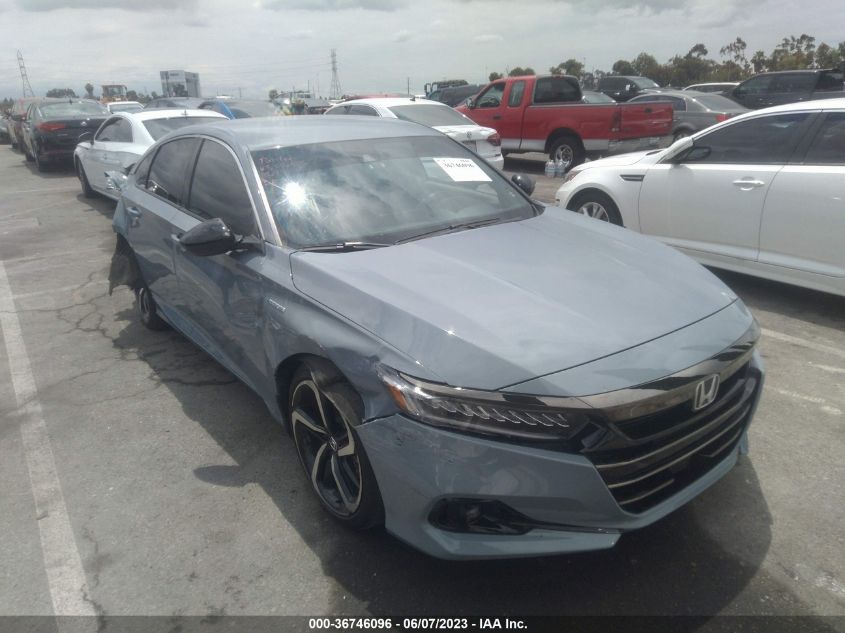 2022 HONDA ACCORD HYBRID SPORT - 1HGCV3F21NA013416