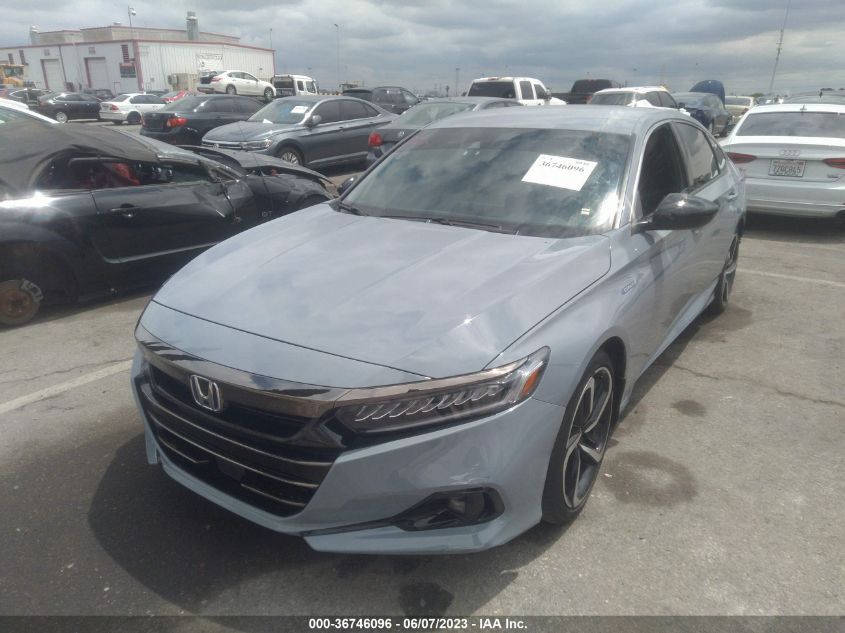 2022 HONDA ACCORD HYBRID SPORT - 1HGCV3F21NA013416