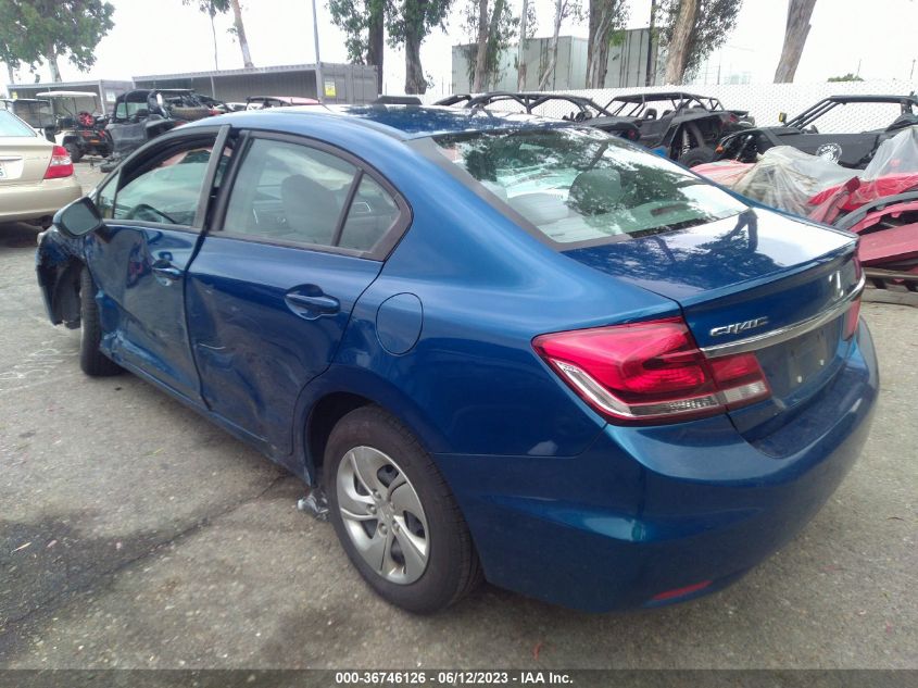 2015 HONDA CIVIC SEDAN LX - 2HGFB2F50FH528582