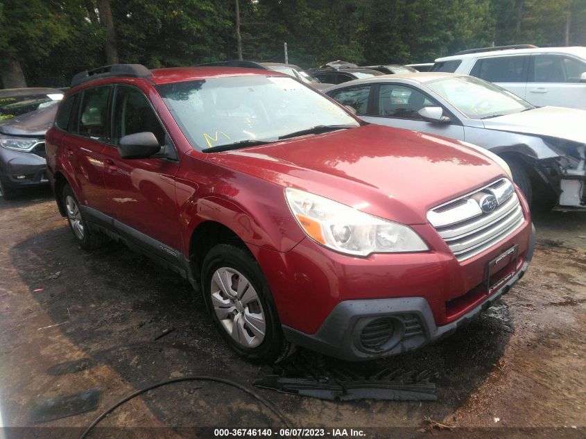 2013 SUBARU OUTBACK 2.5I - 4S4BRBAC8D3314854
