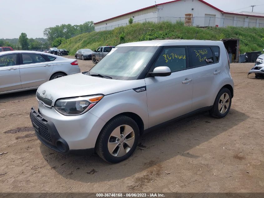 2016 KIA SOUL BASE - KNDJN2A20G7832277
