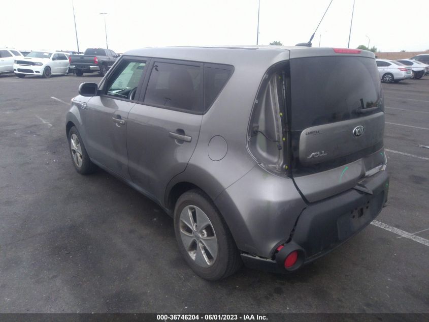 2015 KIA SOUL BASE - KNDJN2A20F7218988