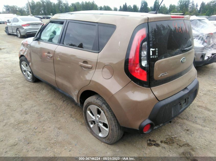 2015 KIA SOUL BASE - KNDJN2A28F7232279