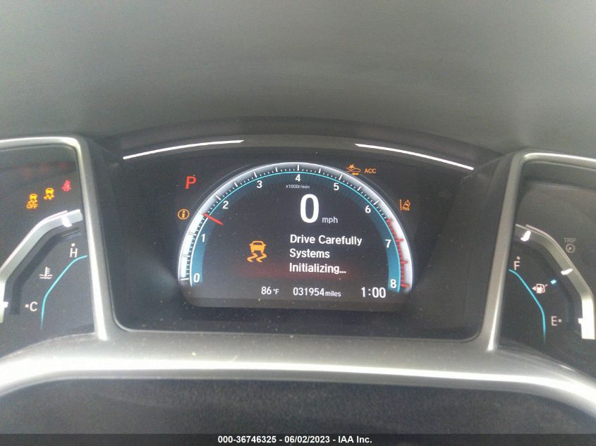 2019 HONDA CIVIC SEDAN TOURING - JHMFC1F99KX010998