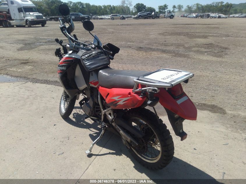 2008 KAWASAKI KL650 E JKAKLEE148DA14015