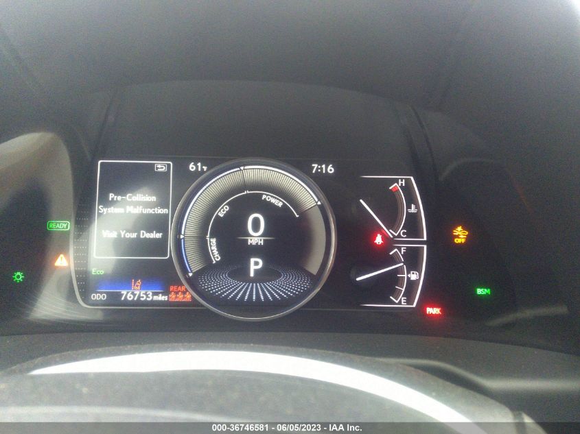 2019 LEXUS ES ES 300H - 58AB21B17KU001550