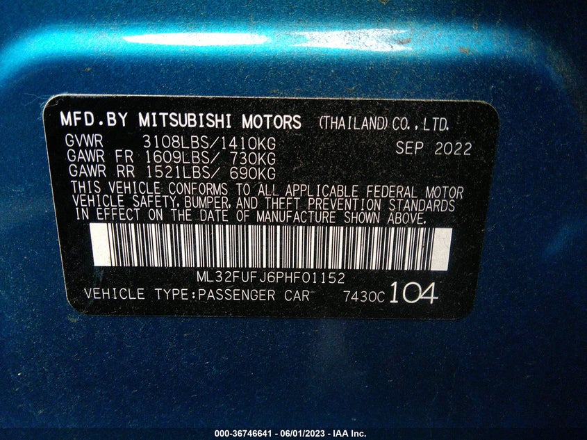 Photo 9 of 11 — 2023 Mitsubishi Mirage G4