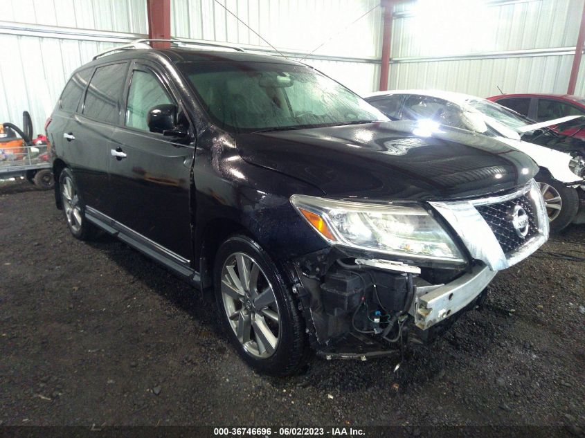 2014 NISSAN PATHFINDER PLATINUM - 5N1AR2MN5EC709004