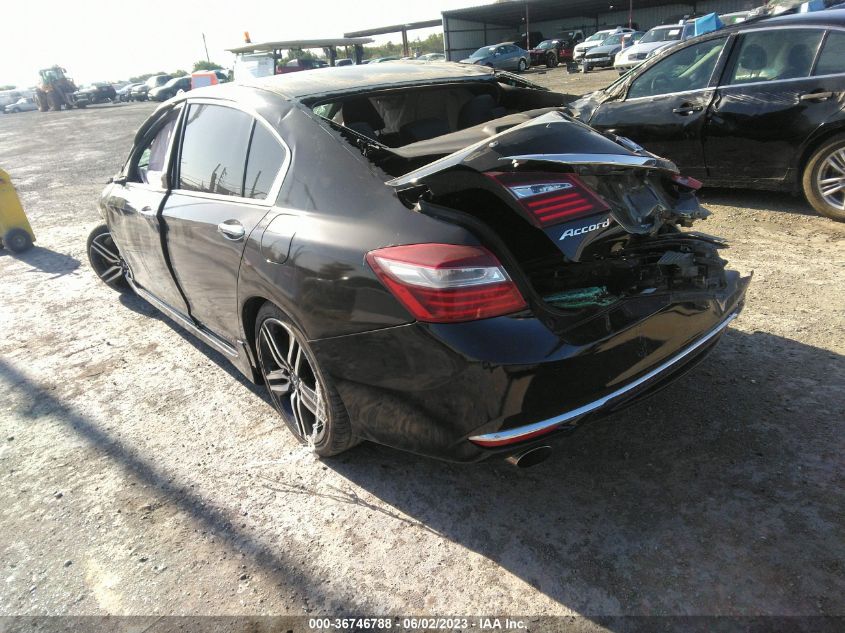 2016 HONDA ACCORD SEDAN SPORT - 1HGCR2F6XGA019963