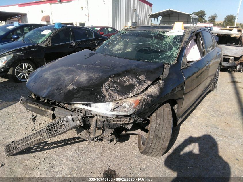 2016 HONDA ACCORD SEDAN SPORT - 1HGCR2F6XGA019963