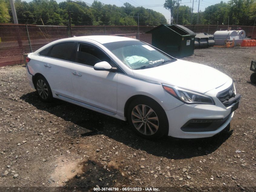 2015 HYUNDAI SONATA 2.4L SPORT - 5NPE34AF7FH096082