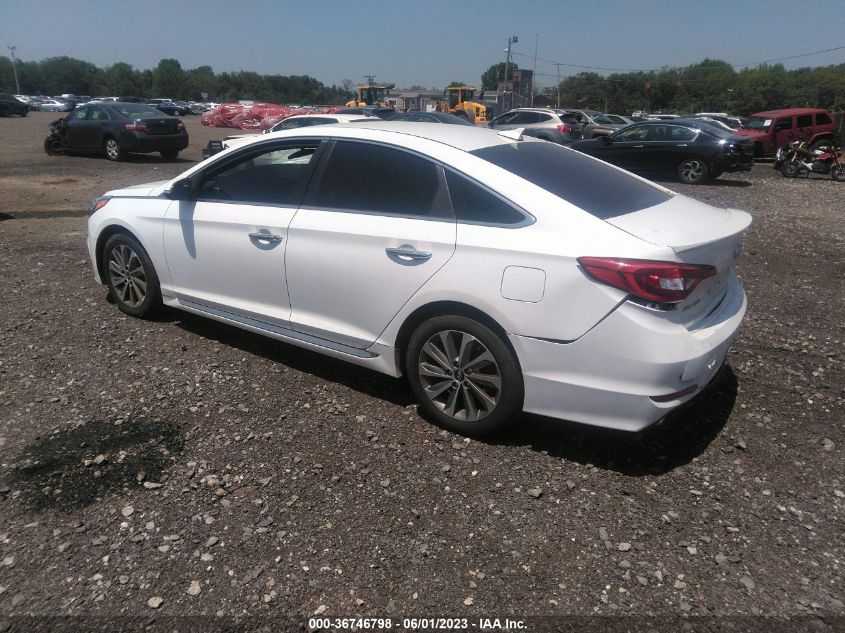 2015 HYUNDAI SONATA 2.4L SPORT - 5NPE34AF7FH096082