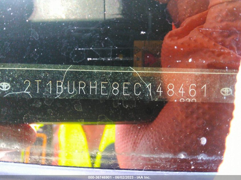 2014 TOYOTA COROLLA L/LE/S/S PLUS/LE PLUS - 2T1BURHE8EC148461