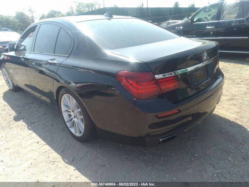 2013 BMW 7 SERIES 740I - WBAYA6C53DD143613