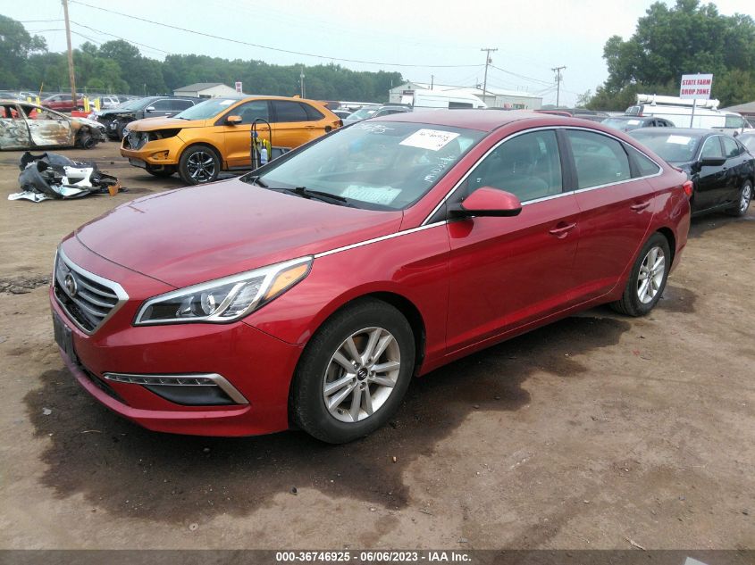 2015 HYUNDAI SONATA 2.4L SE - 5NPE24AF2FH060111