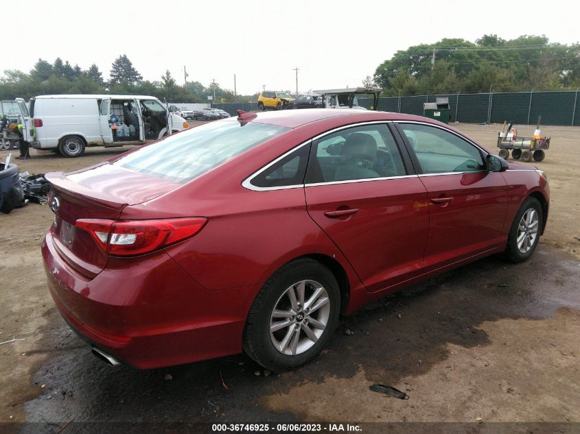 2015 HYUNDAI SONATA 2.4L SE - 5NPE24AF2FH060111