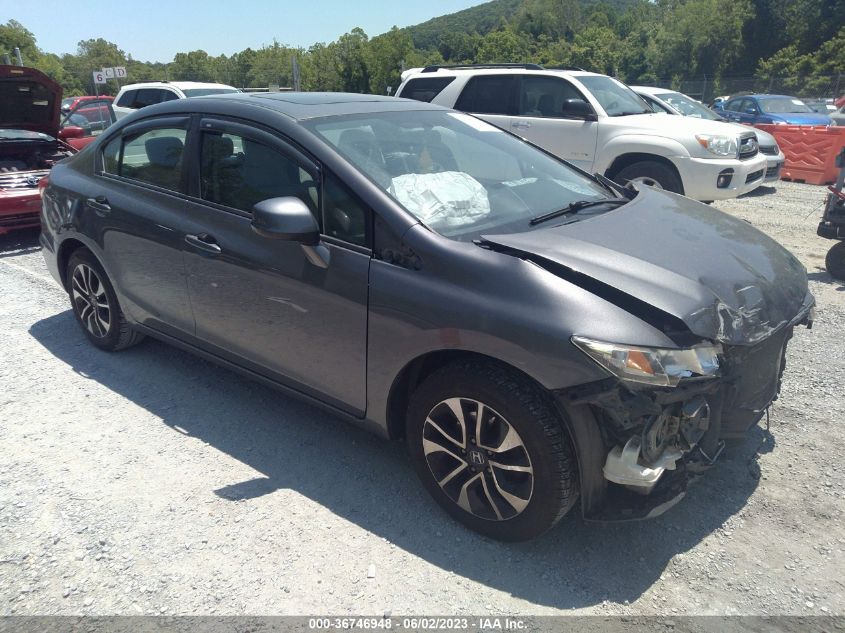 2013 HONDA CIVIC SDN EX-L - 2HGFB2F92DH513596