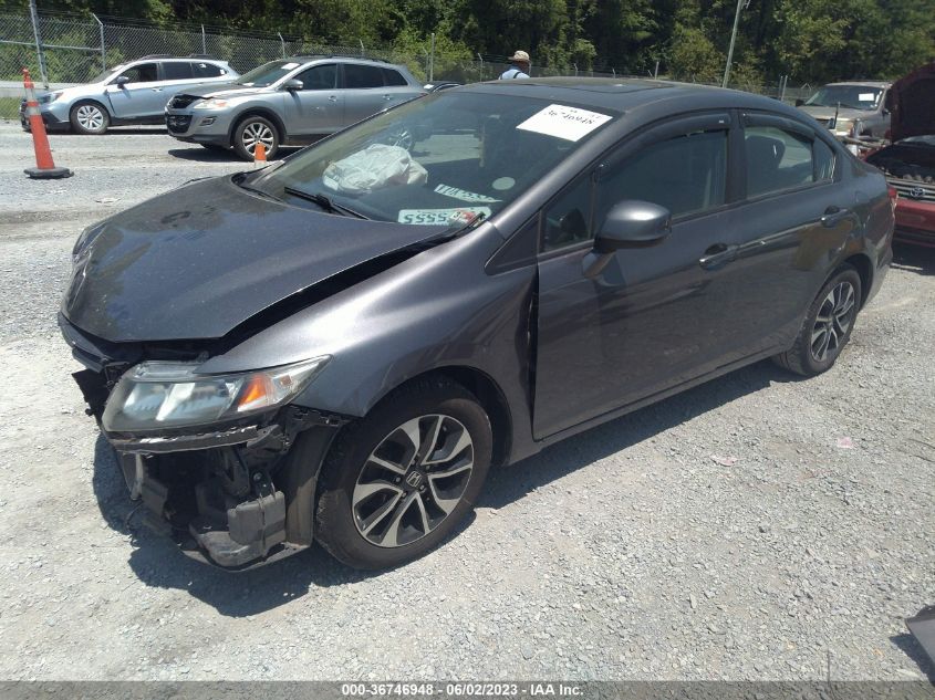 2013 HONDA CIVIC SDN EX-L - 2HGFB2F92DH513596