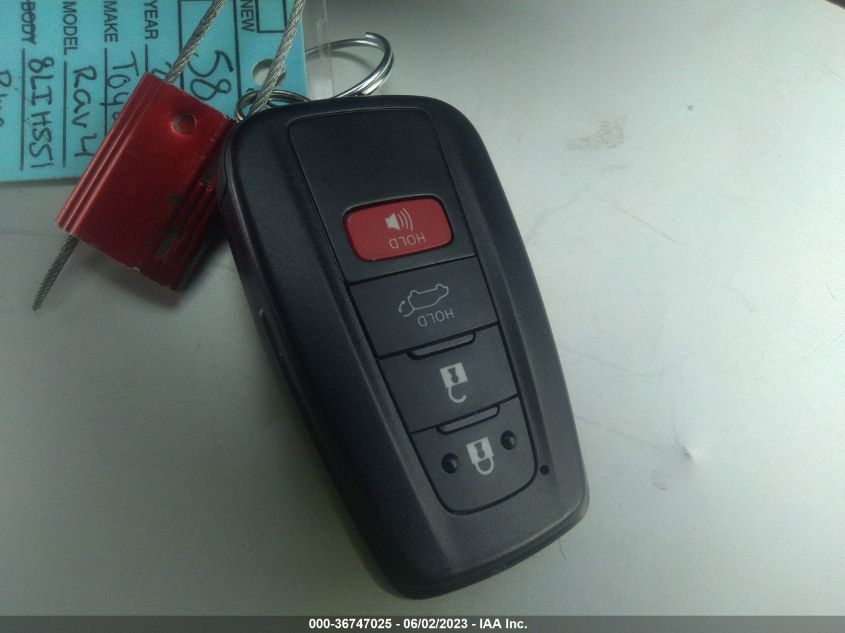 2019 TOYOTA RAV4 HYBRID XLE - JTMRWRFVXKD028493