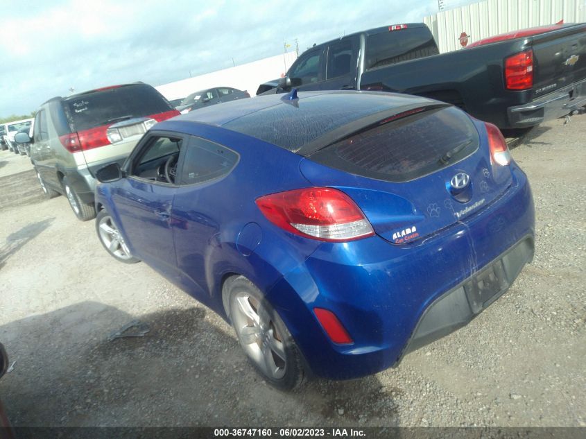 2013 HYUNDAI VELOSTER W/BLACK INT - KMHTC6AD3DU175331