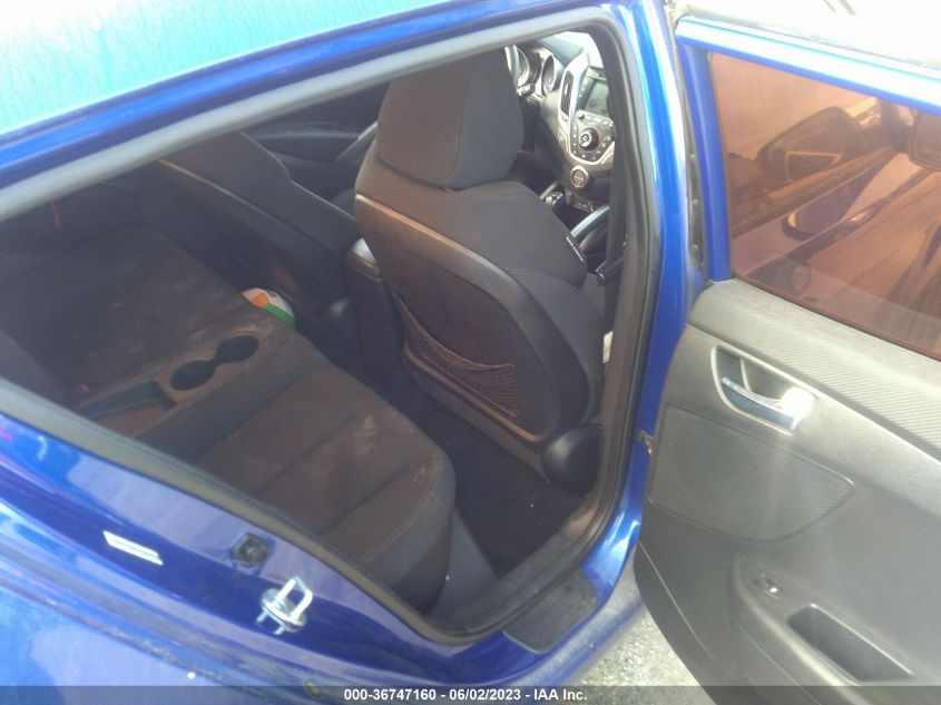 2013 HYUNDAI VELOSTER W/BLACK INT - KMHTC6AD3DU175331