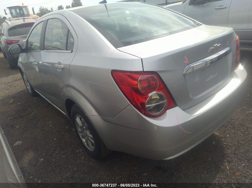 2014 CHEVROLET SONIC LT - 1G1JC5SG9E4104109