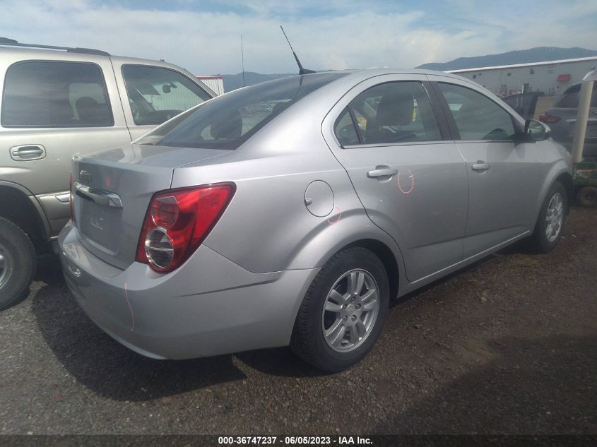 2014 CHEVROLET SONIC LT - 1G1JC5SG9E4104109