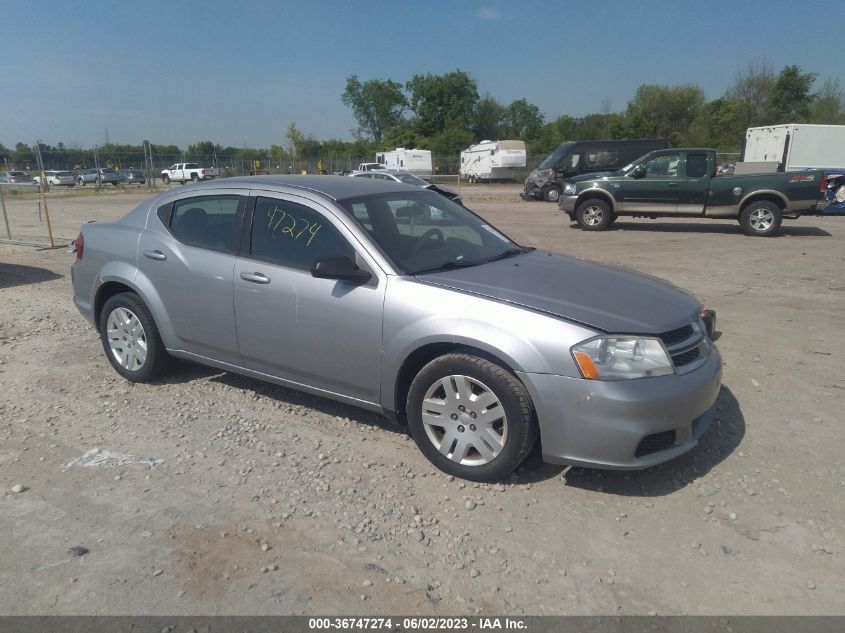 2013 DODGE AVENGER SE - 1C3CDZAB3DN756490