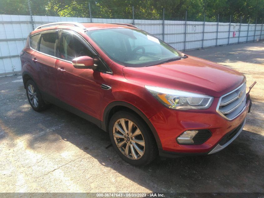 2017 FORD ESCAPE TITANIUM - 1FMCU0J94HUC64465